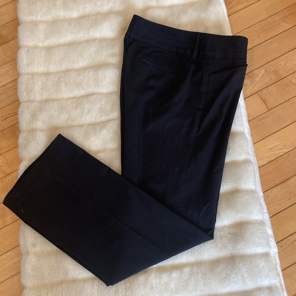 JACOB classic fitted black straight leg pants. Size 8 - Picture 3 of 12